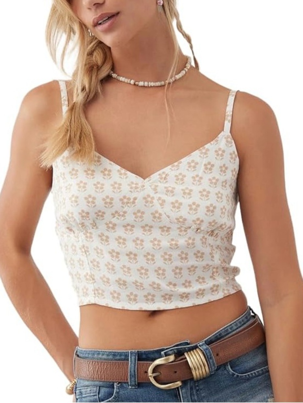 O’Neill Floral Tank Top, Size M